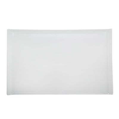 Tirolix - Piatto Rettangolare 53 x 33 cm Bianco Melamina