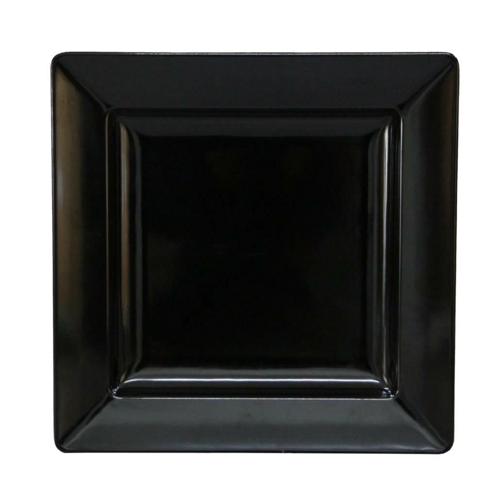 Tirolix - Vassoio Quadrato 33 x 33 cm Nero Melamina