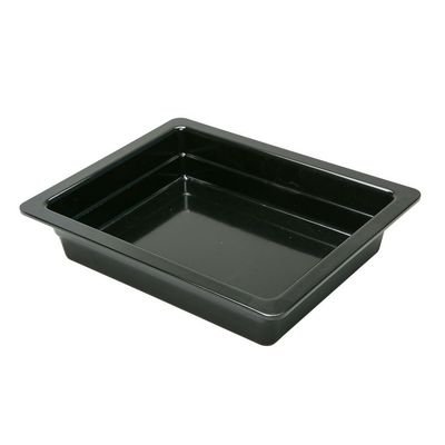 Tirolix - Vasca Gastronorm 1/2 32,5 x 26 cm Nero Melamina