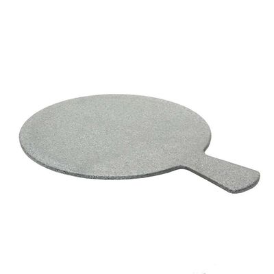 Tirolix - Tagliere Tondo Con Manico 37 cm Grigio Melamina Stone