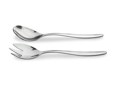 Coppia posate insalata corti 20 cm - Weis