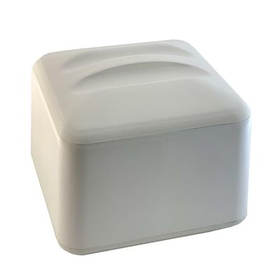 Porta Ghiaccio Quadro Con Coperchio 24 x 24 cm Bianco - Mc