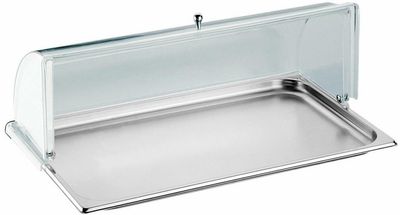 Vassoio Rettangolare Con Cupola 53 x 32 cm - Pintinox