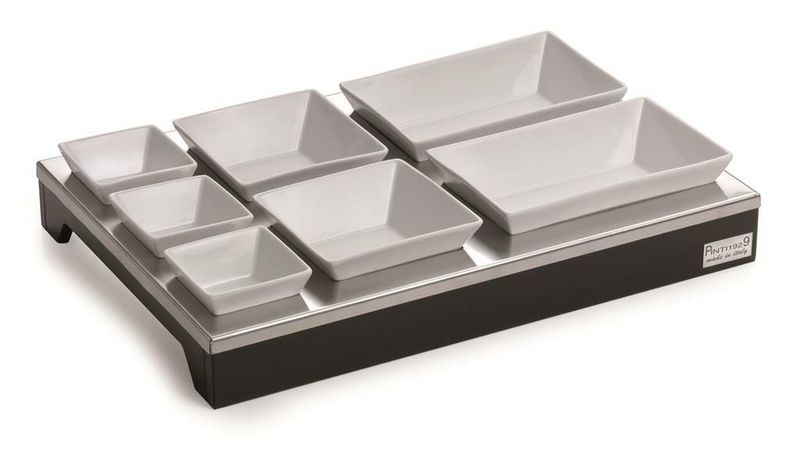 Espositore + 7 Ciotole 46 x 32 cm Trendy - Pintinox