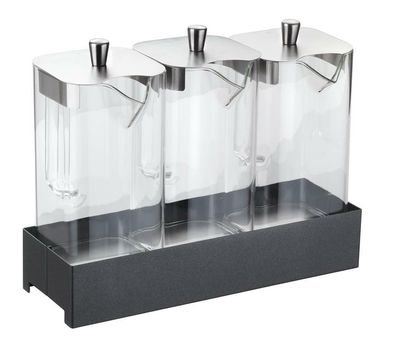 Distributore Cereali/Succhi 39 x 12,8 cm Carbone - Pintinox