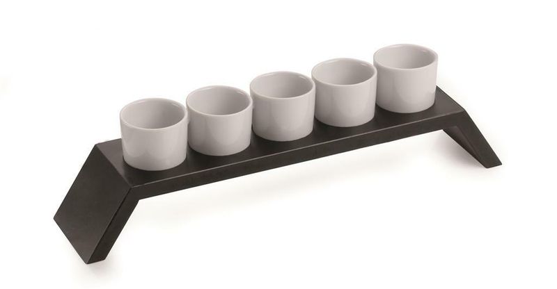 Portaposate 5 Scomparti 31 x 7 cm Trendy - Pintinox