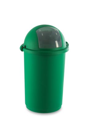 Portabox Con Coperchio 50 lt Verde Push - Giganplast
