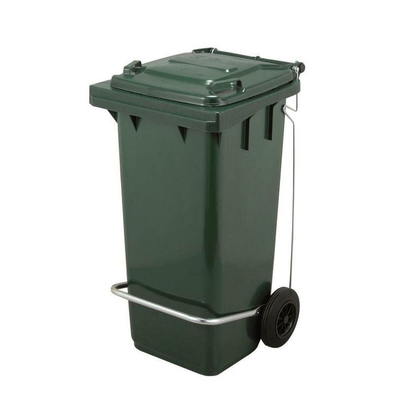 Bidone Raccolta Differenziata 120 lt Verde - Sss