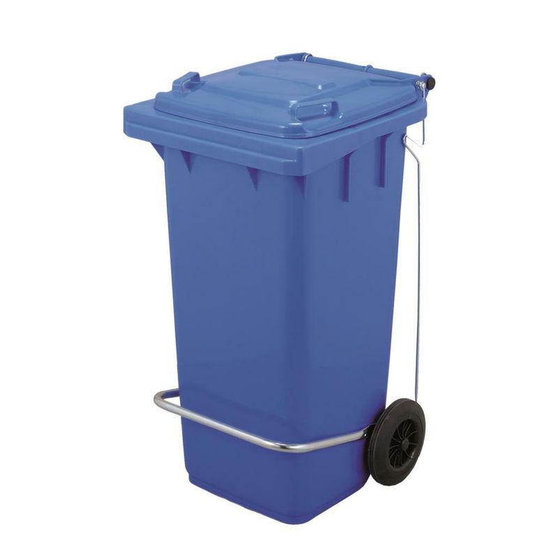Bidone Raccolta Differenziata 120 lt Blu - Sss