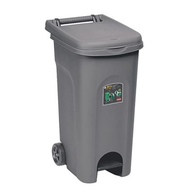 Bidone Raccolta Differenziata 80 lt Grigio Urban Eco System - Stefanplast