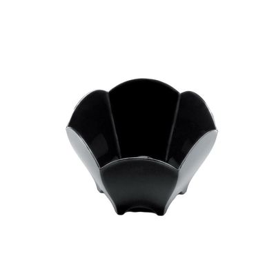 Coppetta Tulip 7 cl Nero - Gold Plast