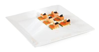 APS - Vassoio quadrato "Pure" 18,5 x 18,5 cm Bianco