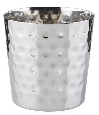 APS - Porta snack martellato &quot;Tasca&quot; 8,5 cm Acciaio