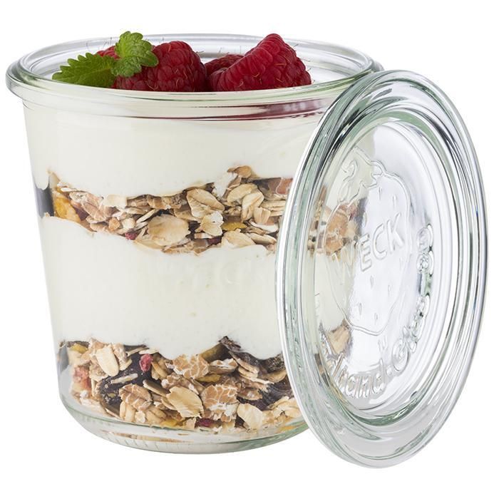 APS - Set 6 bicchieri con coperchio "Weck" 0,29L