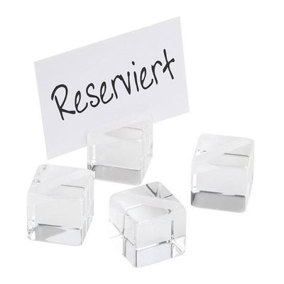 APS - Set 4 porta carte &quot;Würfel&quot; 6,5 x 9,5 cm