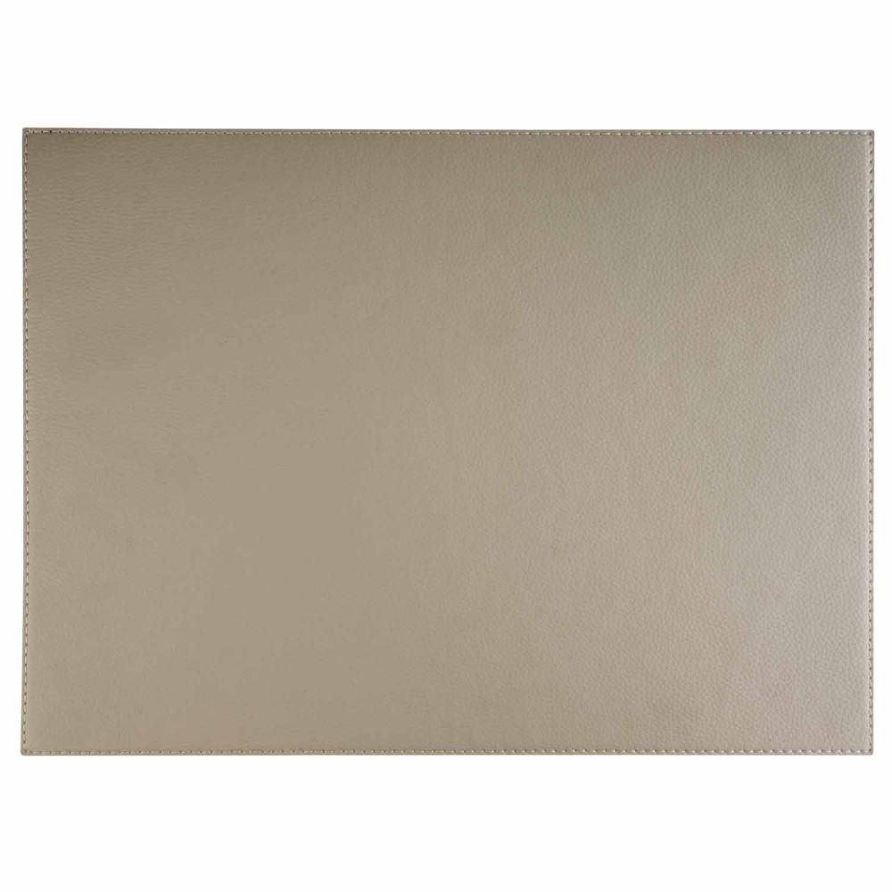 APS - Tovaglietta in pelle artificiale "Vellura" 32,5 x 45 cm Grigio
