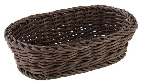 APS - Cesto ovale "Profi Line" 12 x 19 cm Marrone