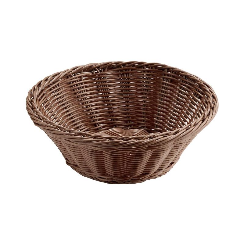 APS - Cestino buffet rotondo &quot;Economic&quot; 25,5 cm Marrone