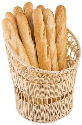 APS - Cestino baguette ovale "Economic" 34,6 x 32 cm Beige Chiaro