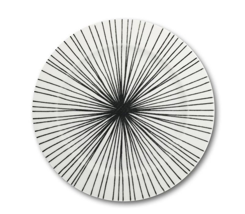 Saturnia - Piatto Piano 31 cm Ischia Black Ray