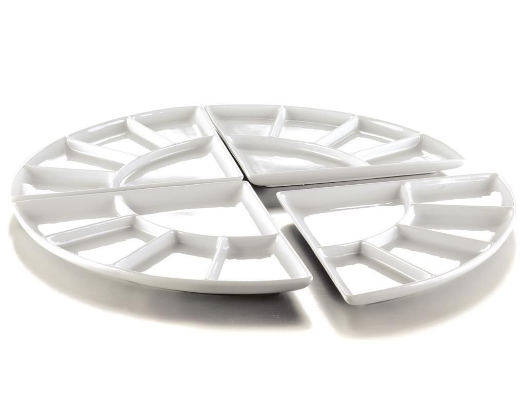 Piatto con 5 Scomparti 37 x 26 cm Complementi - Mps