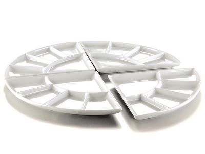 Piatto con 5 Scomparti 37 x 26 cm Complementi - Mps