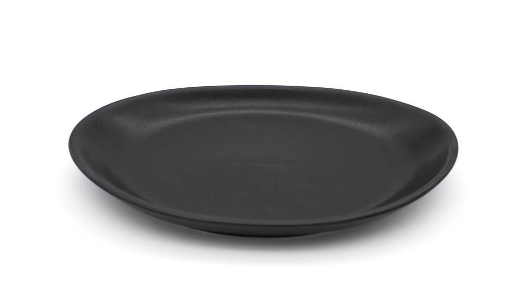 Piatto Ovale 30 x 20 cm Ghisa Antracite - Mps