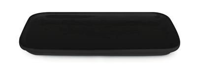 Piatto Rettangolare 23,5 x 12 cm Miniature Nero - Mps