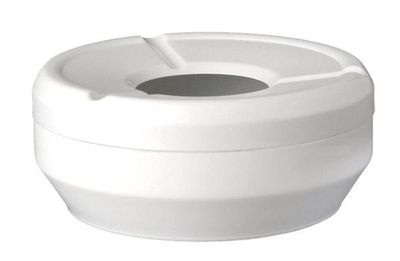 APS - Posacenere antivento "Gleam" 12 cm Bianco