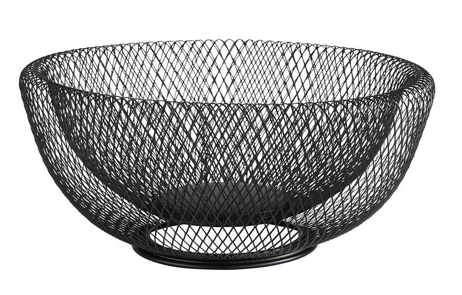 APS - Cesto pane e frutta "Wire" 31 cm Nero