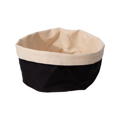 APS - Sacchetto pane ovale 18 x 25 cm Nero