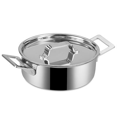 Yegam - Mini pentola con coperchio 8 x 3 cm