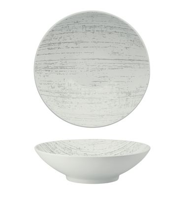 Yegam - Ciotola 24 cm Bianco Drizzle