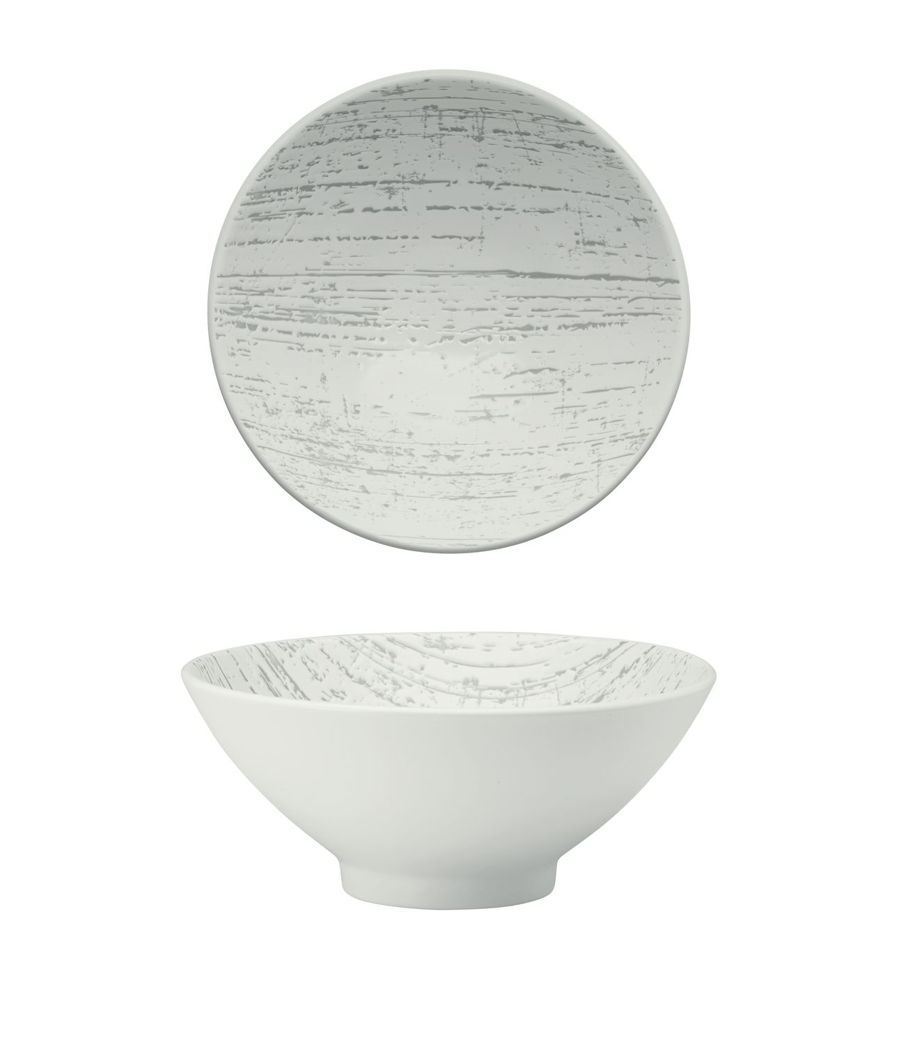 Yegam - Ciotola 23 cm Bianco Drizzle