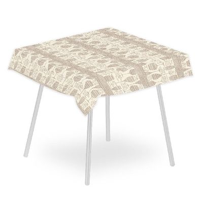 Tovaglia Convivio Cacao 120x120 cm - 96 pezzi - Packservice