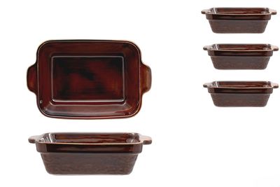 Lioness - Casseruola rettangolare marrone 13,8 cm Justcolor