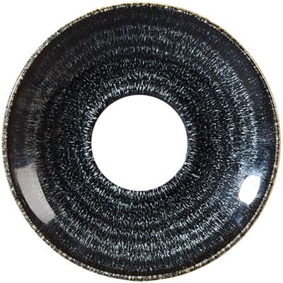 Churchill - Sottotazza espresso 11,8 cm Homespun Charcoal Black Studio Prints