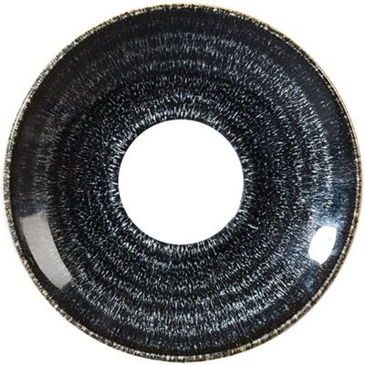 Churchill - Sottotazza cappuccino 15,6 cm Homespun Charcoal Black Studio Prints