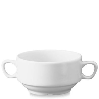Churchill - Ciotola da cconsomme con manici 11,5 cm White