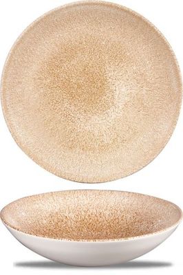 Churchill - Piatto fondo 18,2 cm Raku Garnet Orange Studio Prints