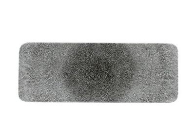 Churchill - Piatto rettangolare 37,6 x 14 cm Raku Quartz Black Studio Prints