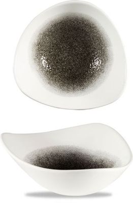 Churchill - Ciotola triangolare 18,5 cm Raku Quartz Black Studio Prints