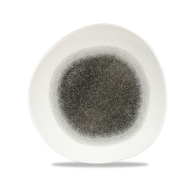 Churchill - Piatto organico 28,6 cm Raku Quartz Black Studio Prints