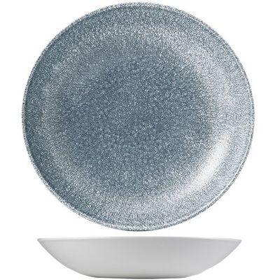 Churchill - Piatto fondo 18,2 cm Raku Topaz Blue Studio Prints