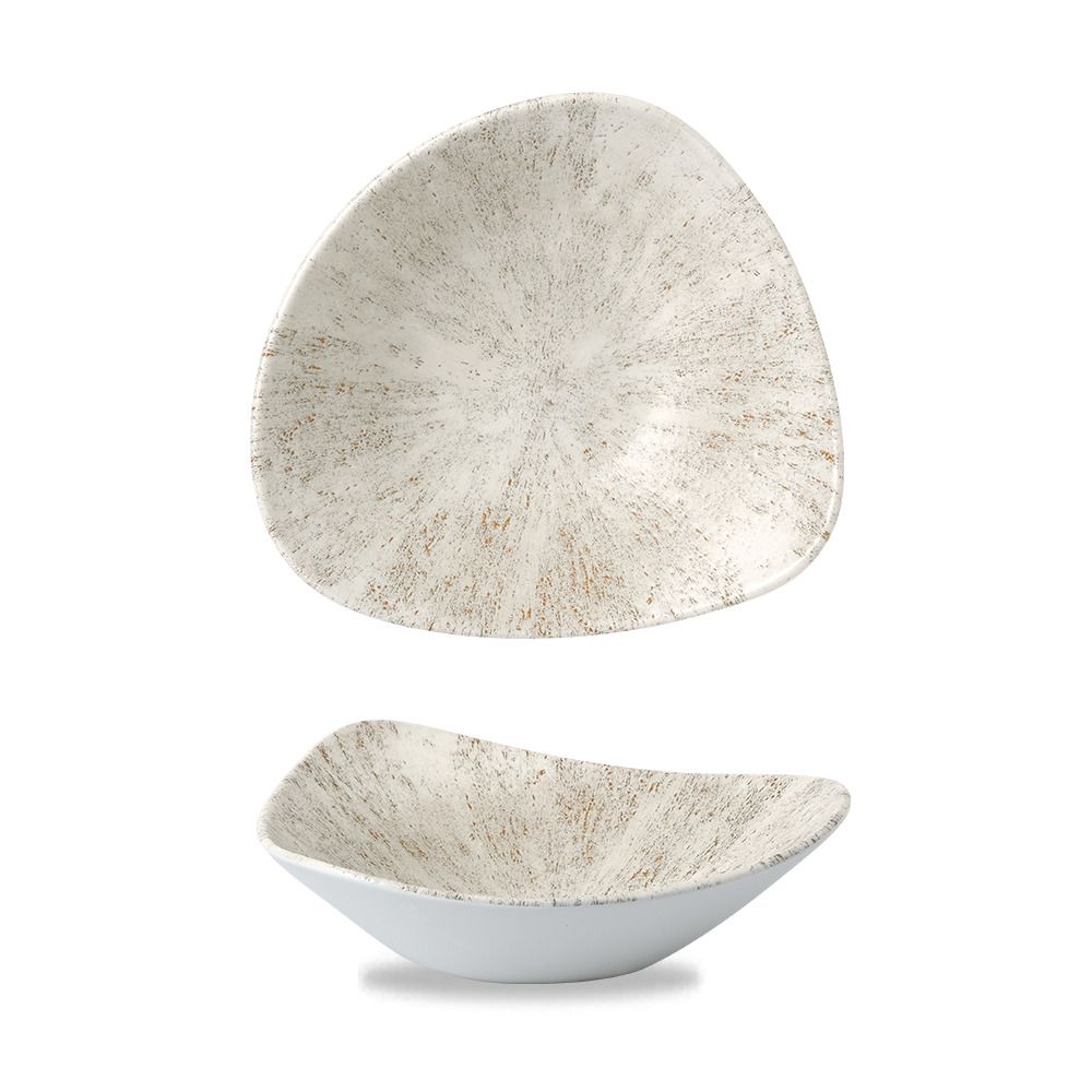 Churchill - Ciotola triangolare 23,5 cm Stone Agate Grey Studio Prints