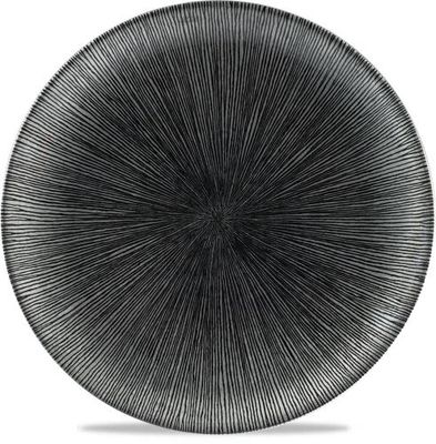 Churchill - Piatto piano 28,8 cm Agano Black Studio Prints