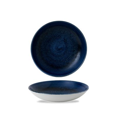 Churchill - Piatto fondo 24,8 cm Plume Ultramarine