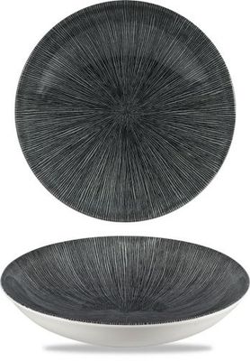 Churchill - Piatto fondo 24,8 cm Agano Black Studio Prints