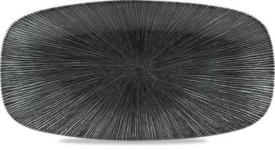 Churchill - Piatto oblungo 35,5 x 18,9 cm Agano Black Studio Prints