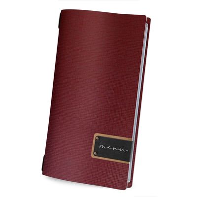 Dag Style - Menu Chef 4RE 17,3 x 31,8 cm Bordeaux
